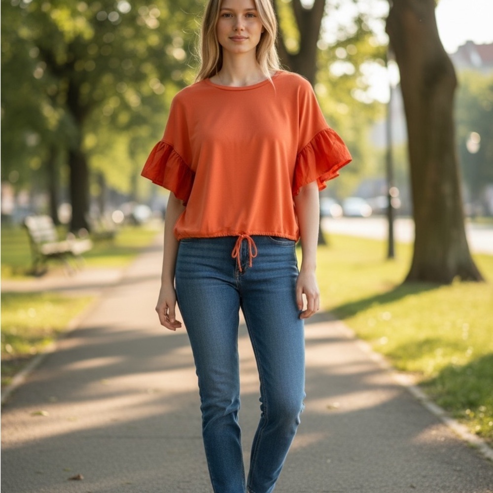 Adrianna Papell Blue Skinny Jeans